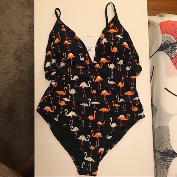 cupshe flamingo one piece
